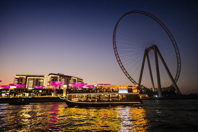 Marina Dhow Cruise Dubai - Dinner, entertainment, and the atmosphere onboard