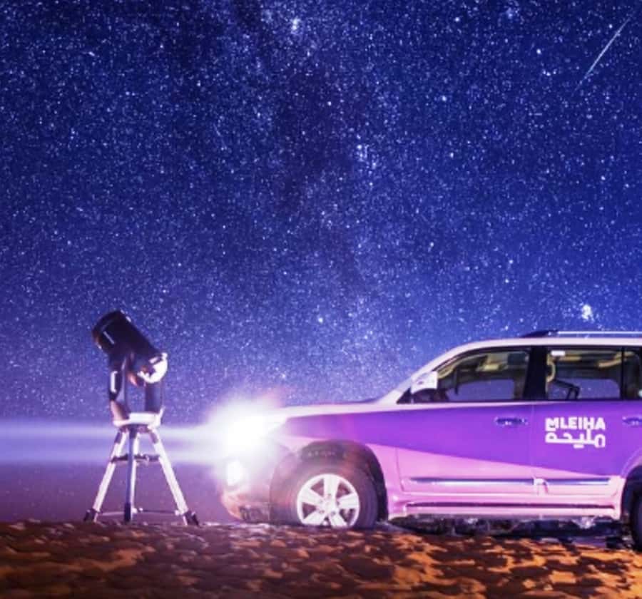 Mleiha Desert Safari with Sandboarding, Stargazing & Dinner - Dune bashing with a careful driver
