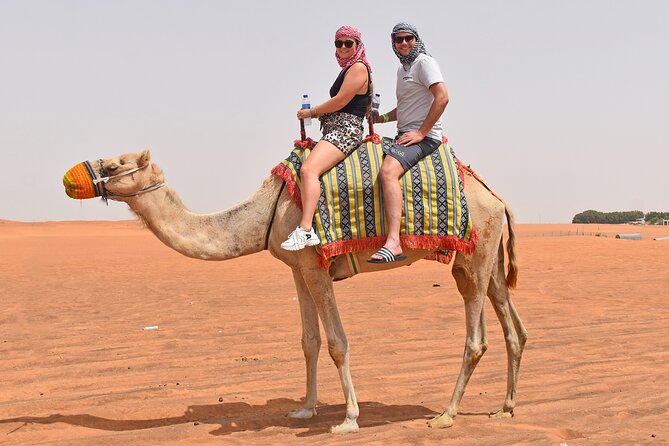 "Morning Desert Safari with Camel Farm visits & Arabic Treats" - From Dubai hotels to Lahbab’s red dunes