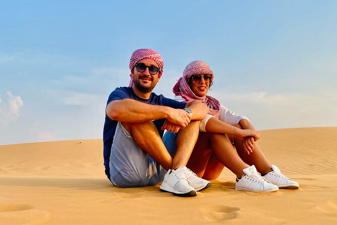 "Morning Desert Safari with Camel Farm visits & Arabic Treats" - Dune bashing across the red sand