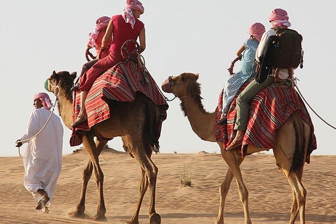 Morning Desert Safari with Quad Bike, Camel Ride & Sandboarding - Dune bashing across the red dunes