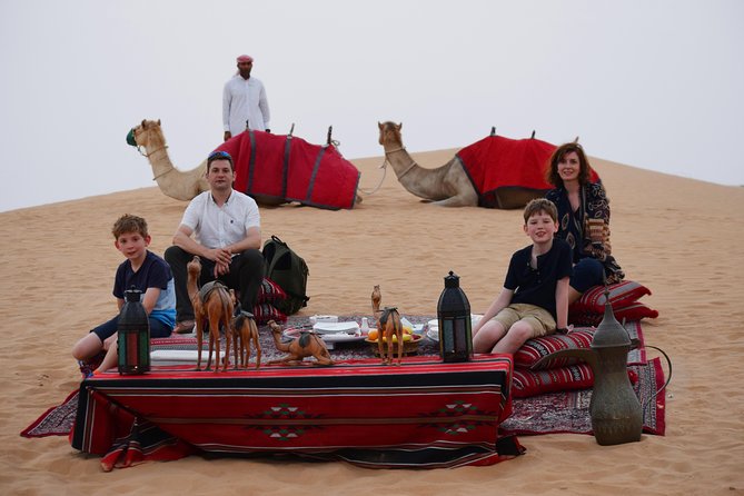 Morning Dubai Desert Safari with Camel Ride & Sand boarding - Sand boarding: the most active camp activity