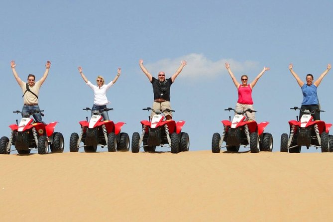Morning Red Dunes Desert by Quad Bike, Dune Bashing, Camel Ride & Sandboarding - Why Lahbab makes a strong morning setting