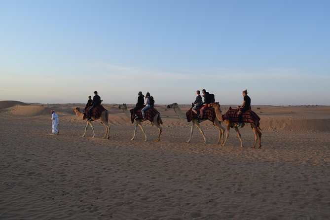 Morning Safari by 4x4 from Dubai with Sand Boarding - Sandboarding on the red dunes
