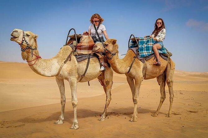Morning Thrill: Exciting Desert Safari Adventure Camel Ride Dubai - The Lahbab red dunes are the main event