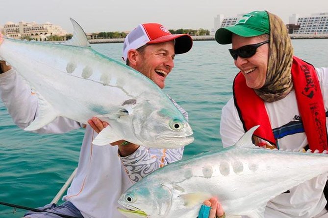Nanje Fishing Trips Dubai - Leaving Dubai Marina and passing the Palm