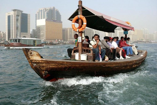 Old Dubai Gold Souk and Water Taxi - Crossing Dubai Creek by Abra