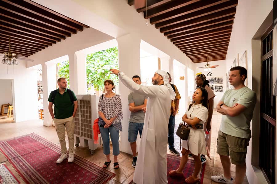 Old Dubai Guided Tour With Photographer: Souks & Street Food - Al Seef Mosque and the creekside walk