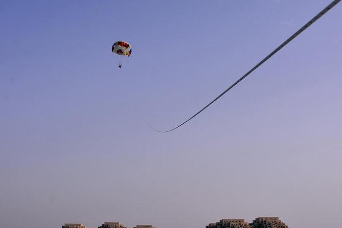 Parasailing - Taking off from Al Marjan Island