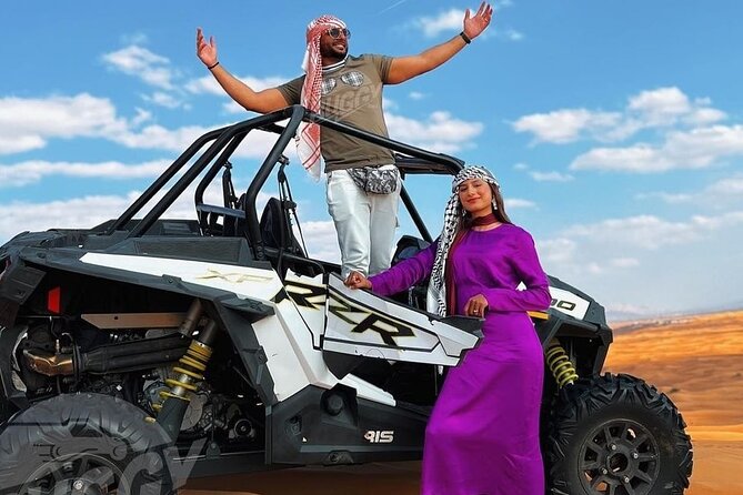 Polarize Dune Buggy 1000cc in Red Dunes Desert - From Dubai to the red dunes of Lahbab
