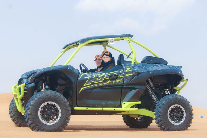 Polarize Dune Buggy 1000cc in Red Dunes Desert - Sandboarding and the camel ride at camp
