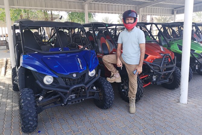Polarize Dune Buggy 1000cc in Red Dunes Desert - Riding a Polaris RZR 1000cc in Lahbab