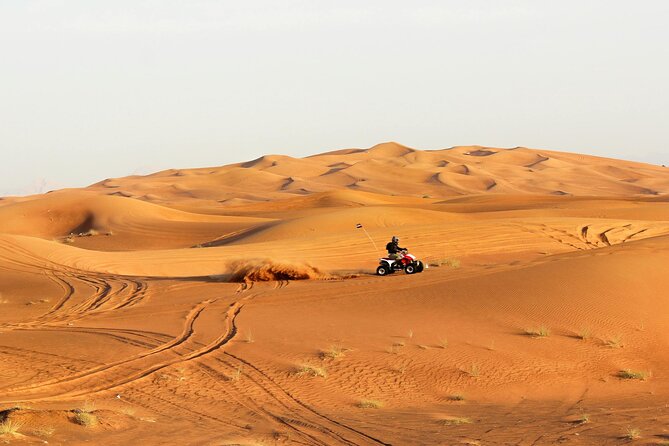 Premium Camp Dubai Desert Safari - Sunset in the open desert