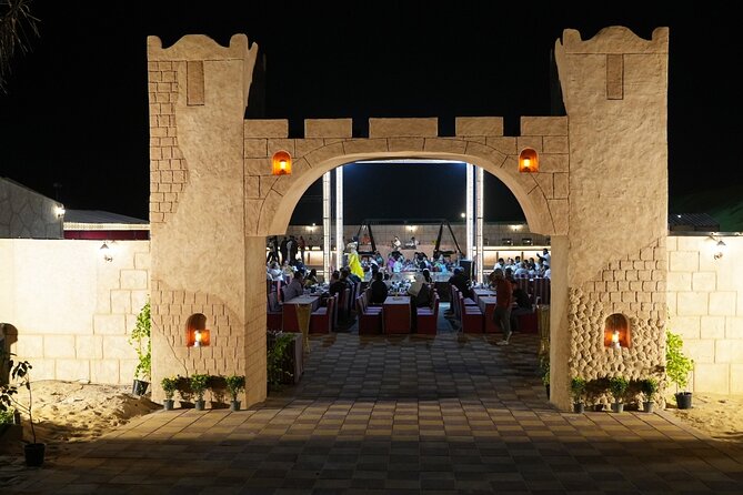 Premium Deluxe Dubai Safari with Camel Ride, Sandboard & BBQ - Sunset photos from the top of a dune