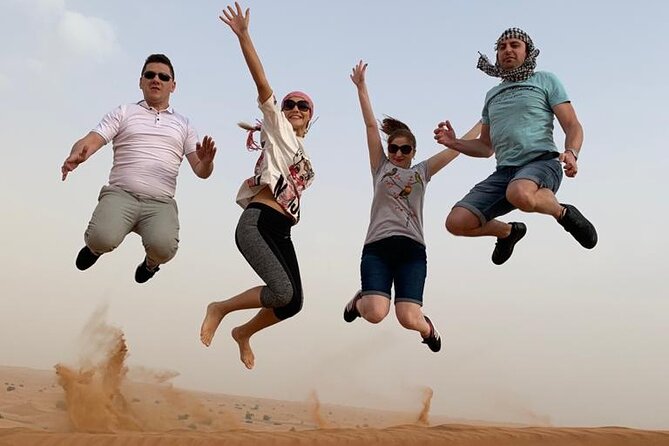 Premium Evening Desert Safari, Quad Bike, Camel & VIP BBQ Dinner - A short camel ride and a traditional camp