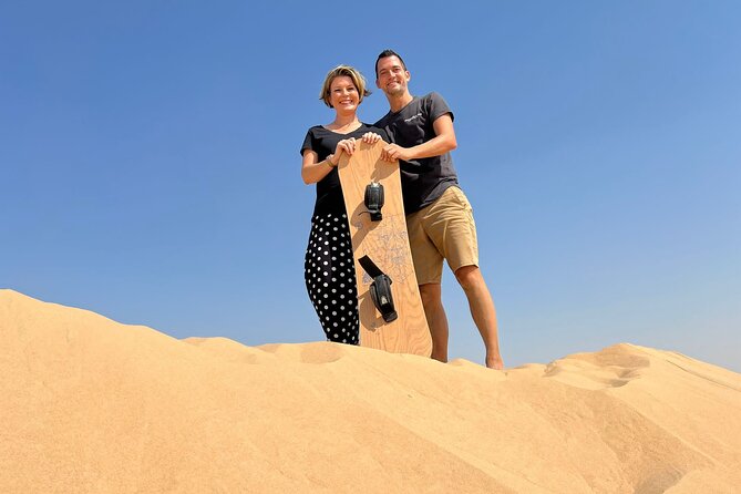 Private Abu Dhabi Sunset Desert Safari with Sand Boarding - A 3 pm start from Abu Dhabi
