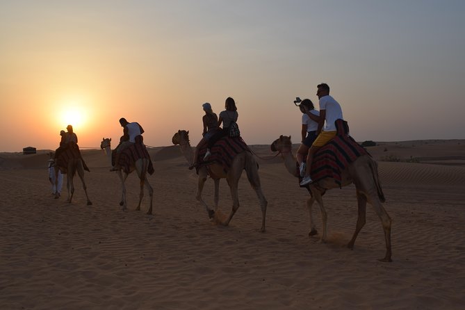 Private Desert Safari Red Dune with BBQ, Sand Boarding and Camel Ride - Tanoura, belly dancing, and the fire show