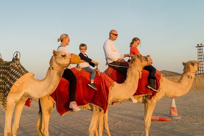 Private Desert Safari Tour Adventure in Dubai - Sandboarding, camels, and optional motor rides