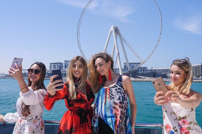 Private Dubai 2 Hours Luxury Yacht Charter with BBQ Option - JBR Beach and the coast’s hotel skyline