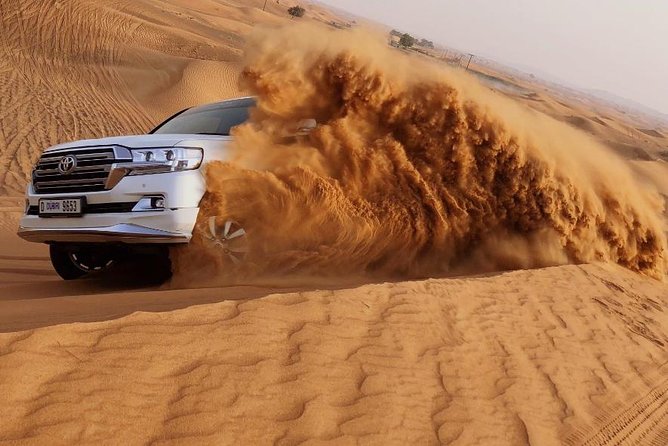 Private Morning Desert Safari Dubai with Dune Bashing & Sandboard - Optional quad biking and the extra cost