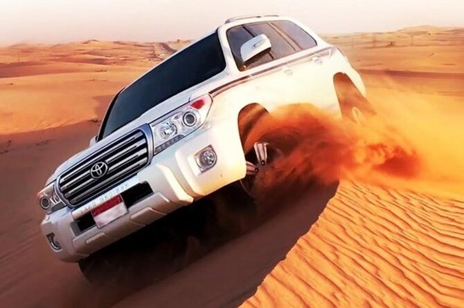 Private Premium Desert Safari 4x4 Vehicle with BBQ Dinner - DUBAI - Camel riding and the Arabian camp welcome