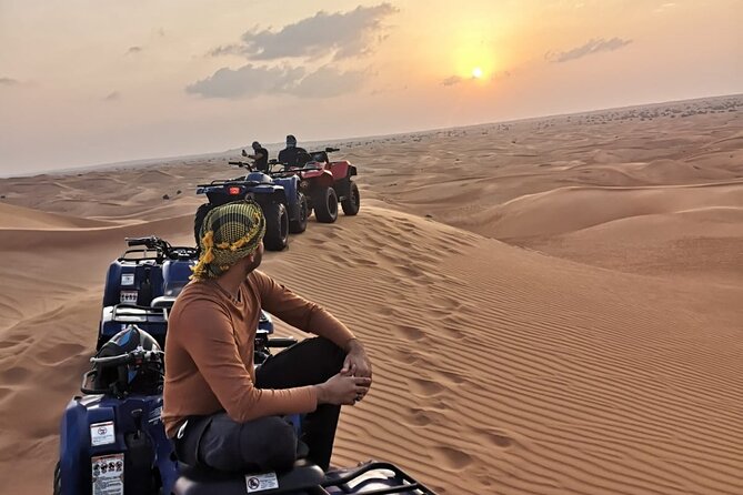 Quad Bike Dubai - Leaving Dubai for the red dunes of Lahbab