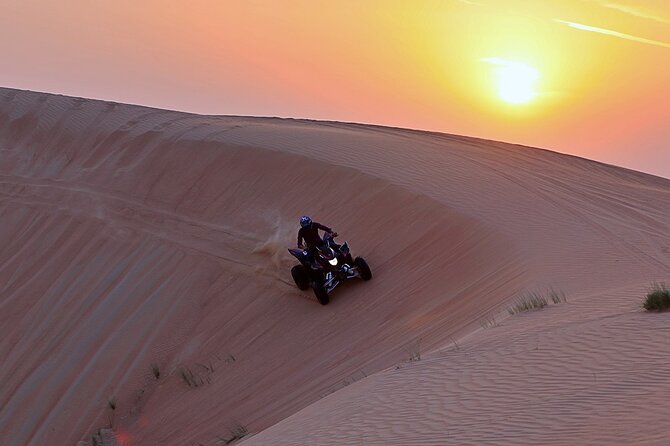 Quad Bike Tour Abu Dhbai - A one-hour ride across the deep desert