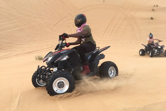 Quad biking tour with or without pick and drop(Abu dhbai ) - Getting there with pickup and drop-off