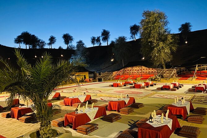 RAK Desert Safari and BBQ Dinner with RAK pick up - Sandboarding and the short camel ride