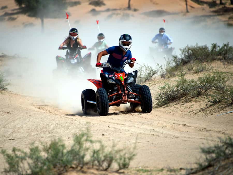 Ras Al Khaimah: Guided Quad Bike Tour - Camel rides and sandboarding after the quad
