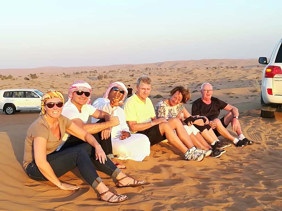 Ras Al Khaimah: Half-Day Desert Safari with Dinner - Sand boarding and the short camel ride