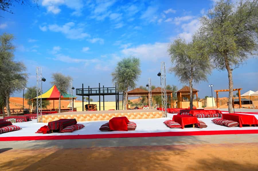 Ras Al Khaimah: Half-Day Desert Safari with Dinner - The camp setting and what to expect at dinner