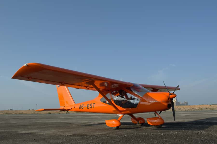 Ras Al Khaimah: Scenic Microlight Adventure Over Desert - What the microlight flight feels like