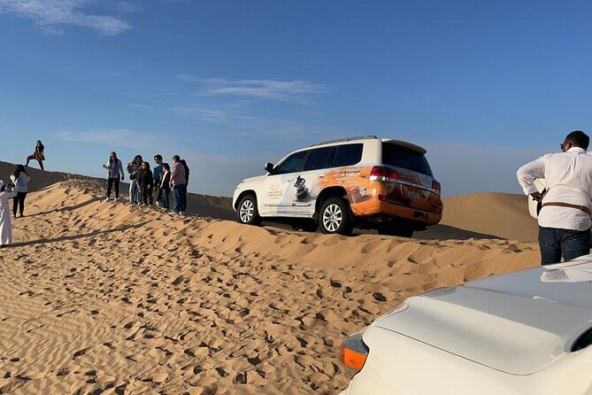 Safari Half-Day Adventure from Abu Dhabi - Camel time at the desert camp