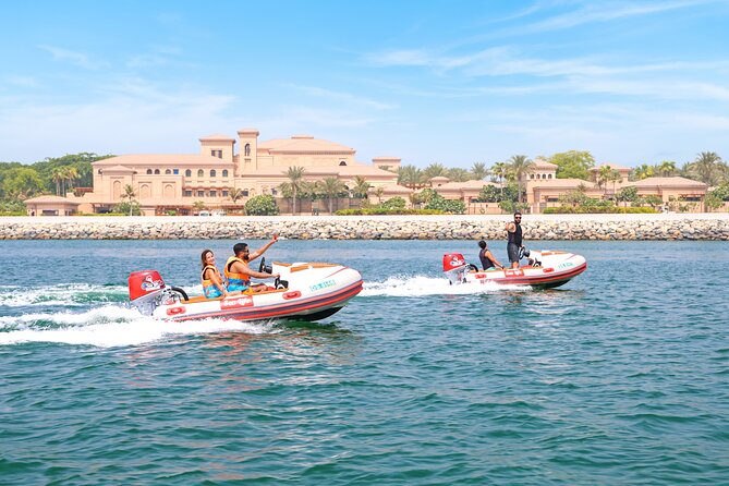 Self Drive boat tour Dubai : JBR, Atlantis and Burj Al Arab - A boat made for two