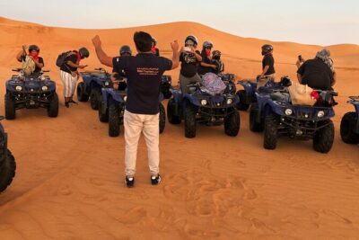 Self-drive Quad Bike with Sand Boarding and Camel Ride in Dubai
