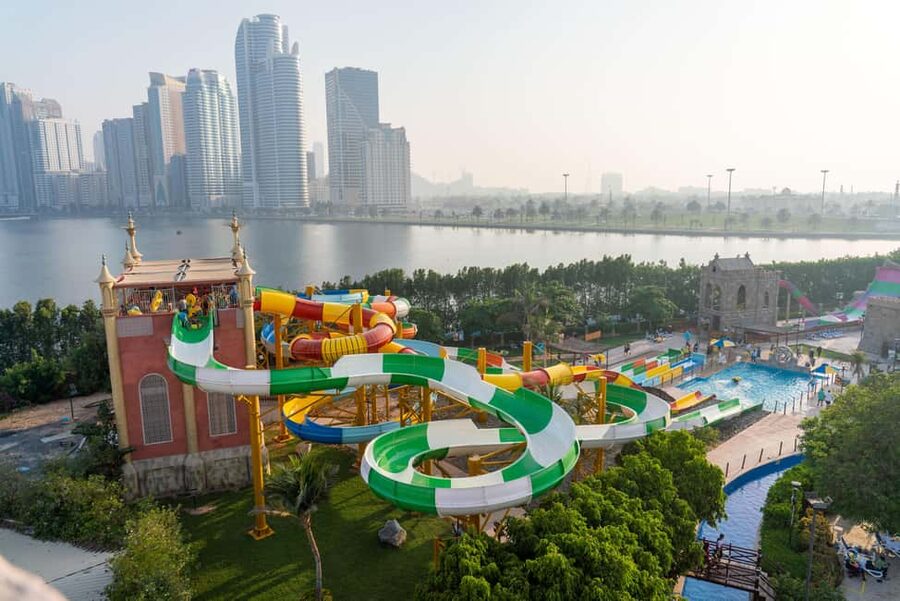 Sharjah: Pearls Kingdom Water Park Entry Ticket - Arriving at Al Montazah Park in Sharjah