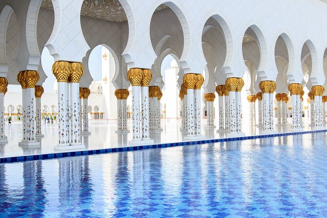 Sheikh Zayed Mosque Half Day Tour in Abu Dhabi - Transport from Dubai and the value of $60