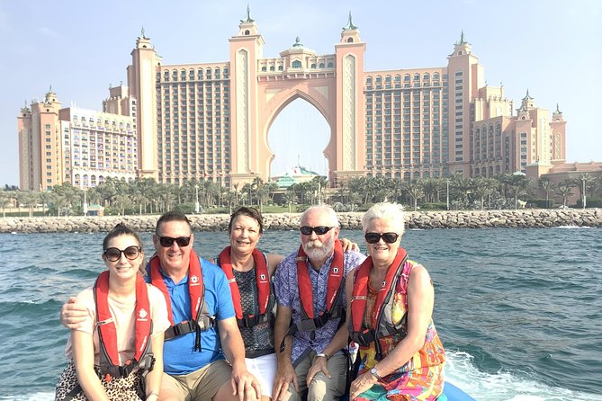 Speedboat Dubai: 60 Mins Guided Burj Al Arab & Atlantis Tour - Photos, lockers, and the useful extras