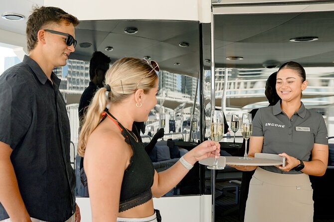 Sunseeker Superyacht: VIP Dining, Premium Drinks & Music - Premium drinks and the real value of $128.39