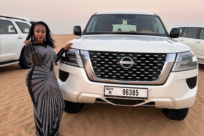 Sunset Desert safari with Camel Ride Sand Board & BBQ Dinner - Red dunes and a six-hour evening plan