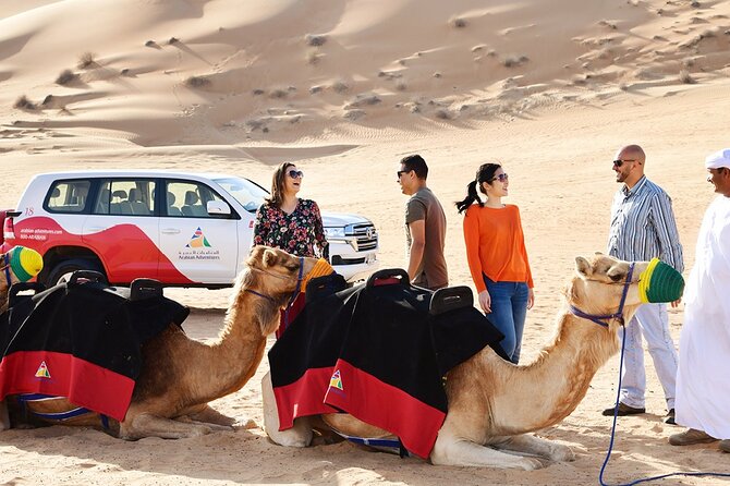 Thrilling Desert Safari Dubai Adventure with Sand Boarding and Barbecue Dinner - Belly dancing, Tanura, and fire features