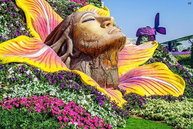 Tickets to Miracle Garden or Butterfly Garden or Global Village - Miracle Garden: giant flowers made for photographs