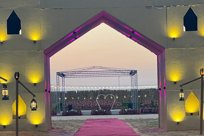 VIP Desert Safari Abu Dhabi with Private Seating Area - Finding the sunset viewpoint
