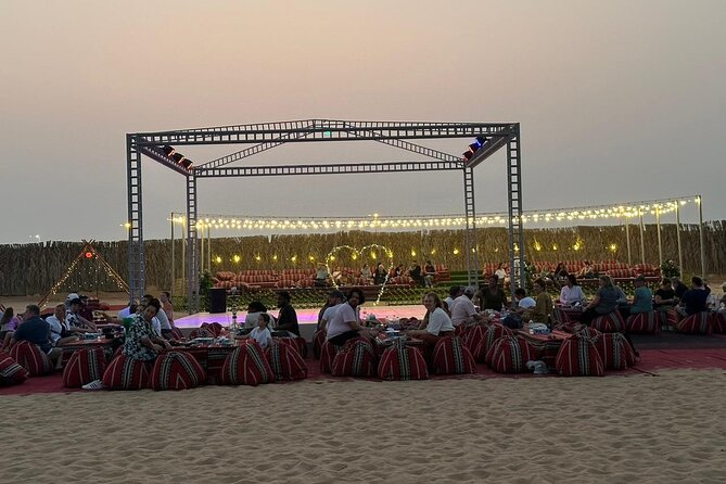 VIP Desert Safari Abu Dhabi with Private Seating Area - Dinner under the desert sky
