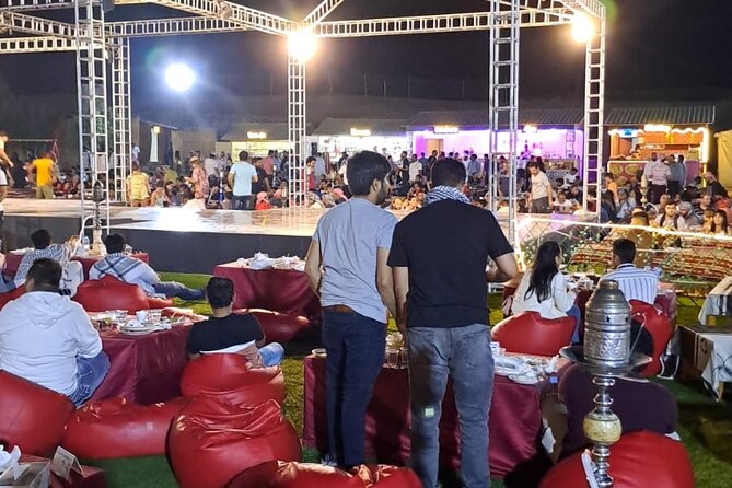 VIP Dubai Desert Safari with Quadbike,Sandboarding & BBQ dinner - Sunset camp activities and the short camel ride