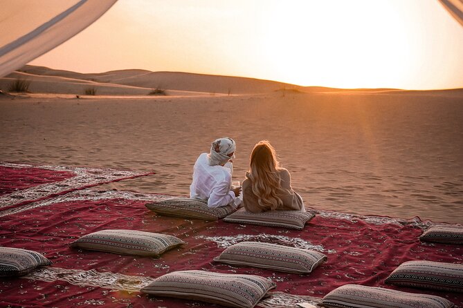 VIP Dubai Sunset Desert Safari: Camel Ride, BBQ, Unlimited Spirit - Premium BBQ dinner in the VIP majlis