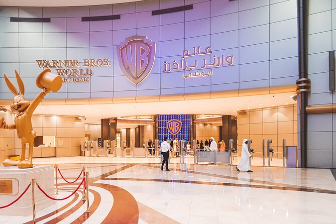 Warner Bros. World Abu Dhabi with Options - Batman: Knight Flight and the main rides