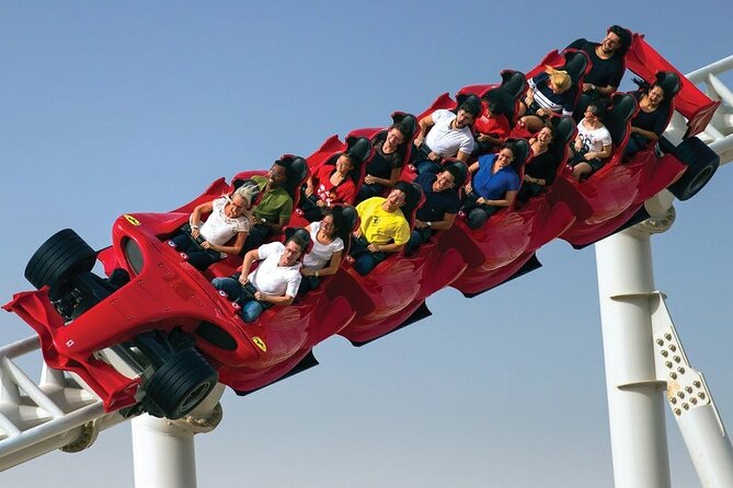 Yas island abu dhabi 1/2/3 park admission tickets - Private activity, but not necessarily a private guide