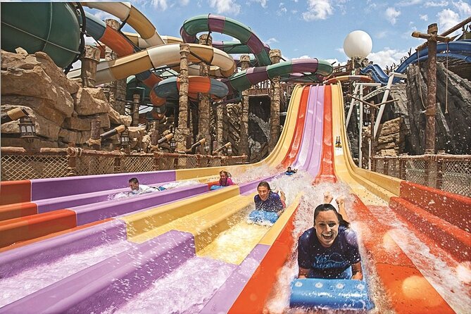 Yas Water World Abu Dhabi Ticket - Surfing waves, lazy rivers, and slower hours